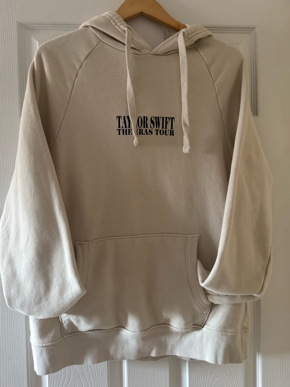 Taylor Swift Cream Eras Tour Pullover Hoodie with Tag